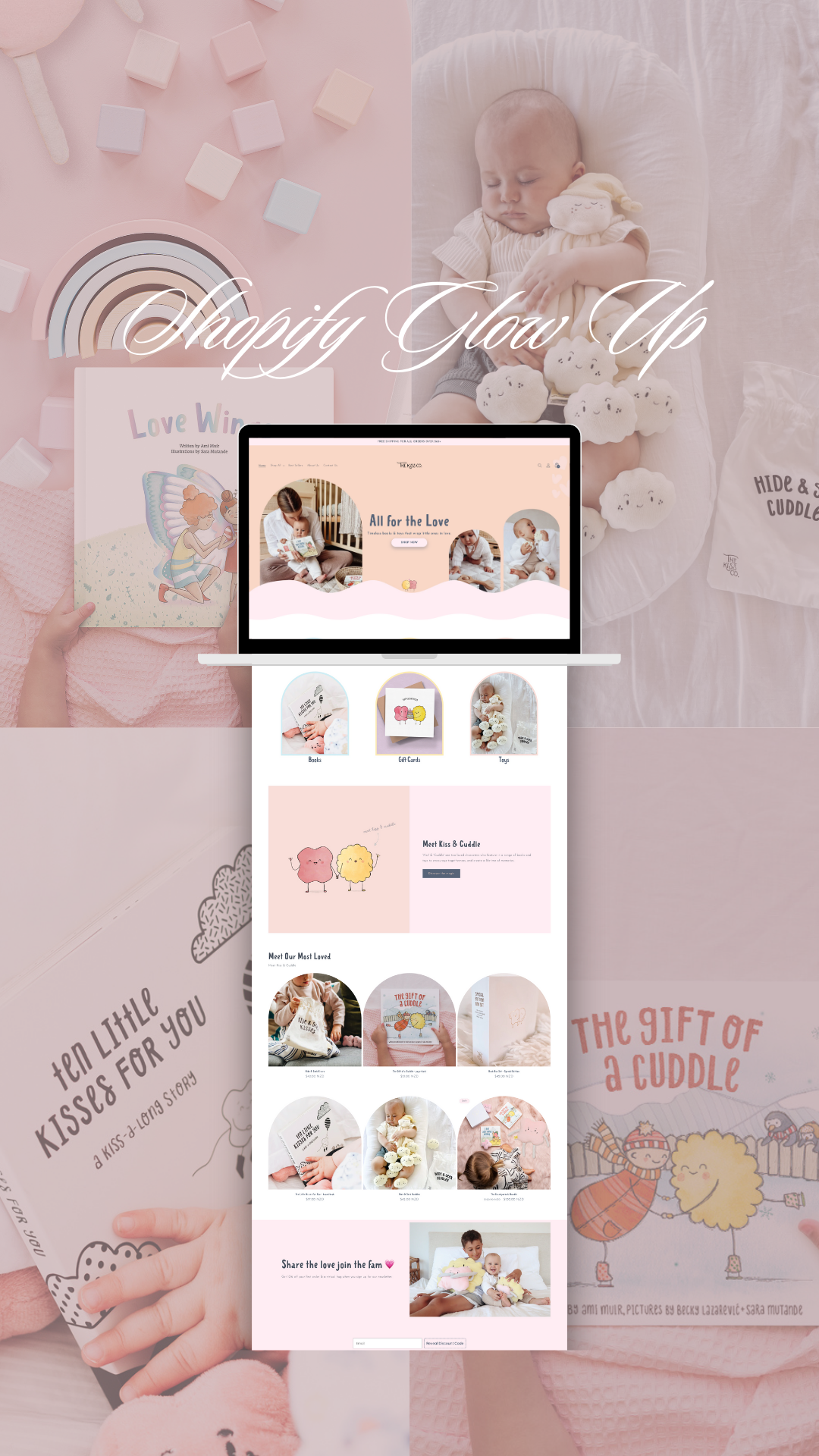 Crafting an Engaging Online Store for The Kiss Co: A Shopify Glow-Up